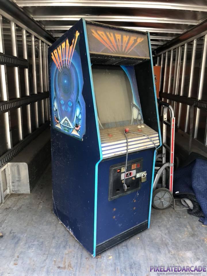 Journey Photo: Journey arcade cabinet