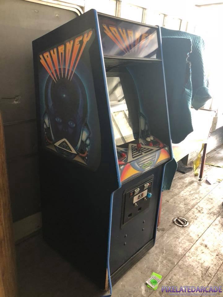 Journey Photo: Journey arcade cabinet