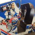 Pole Position II cockpit arcade cabinet