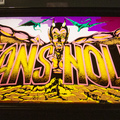 Satan's Hollow arcade cabinet - Marquee