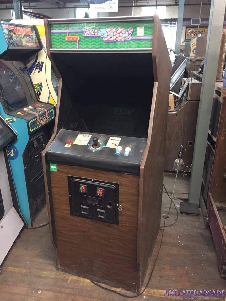 Mr. Do! Photo: Mr. Do! arcade cabinet
