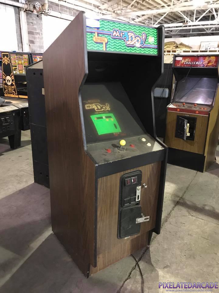 Mr. Do! Photo: Mr. Do! arcade cabinet