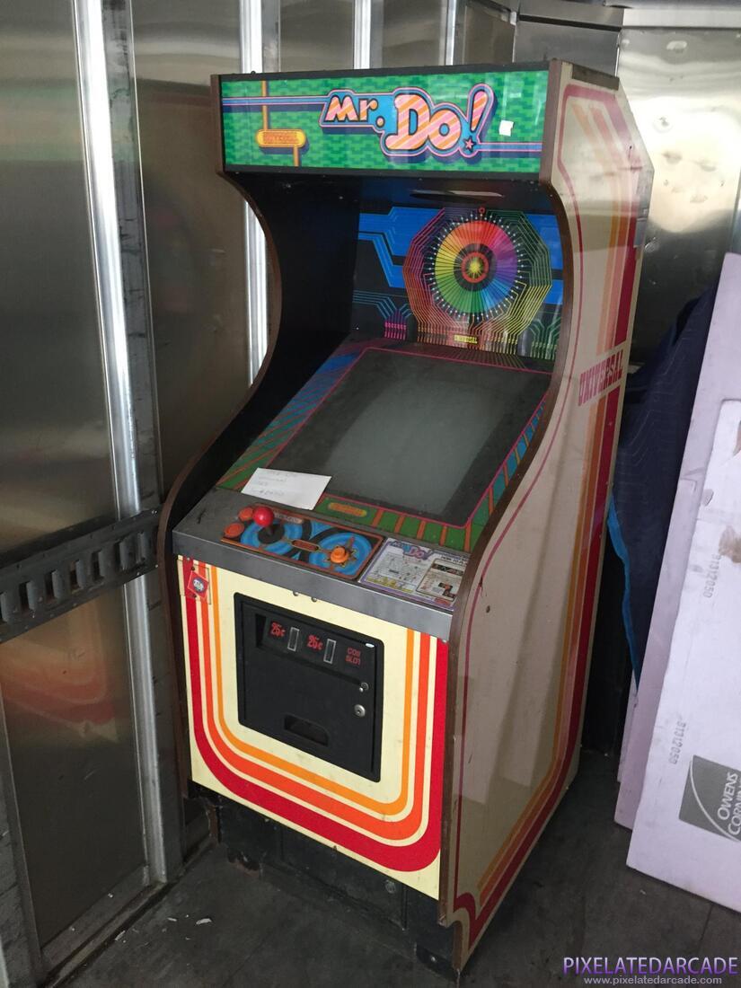 Mr. Do! Photo: Mr. Do! arcade cabinet