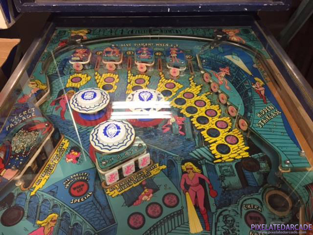Pink Panther Photo: Upper playfield