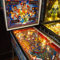 Playfield and backbox