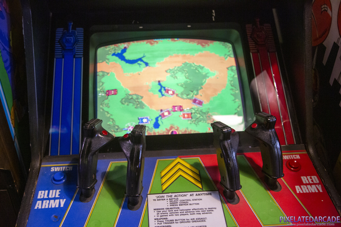 Sarge Photo: Sarge arcade cabinet - Controls and monitor
