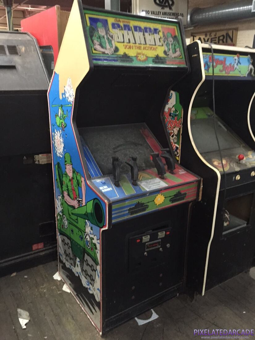 Sarge Photo: Sarge arcade cabinet