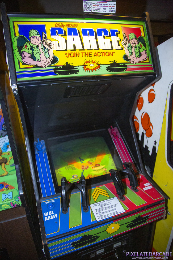 Sarge Photo: Sarge arcade cabinet