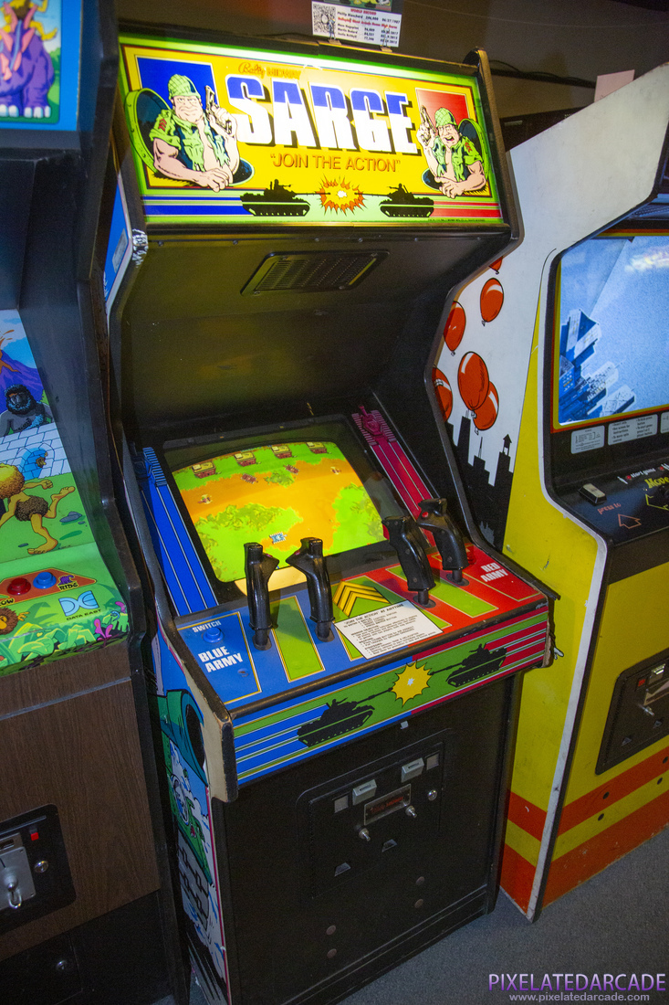 Sarge Photo: Sarge arcade cabinet