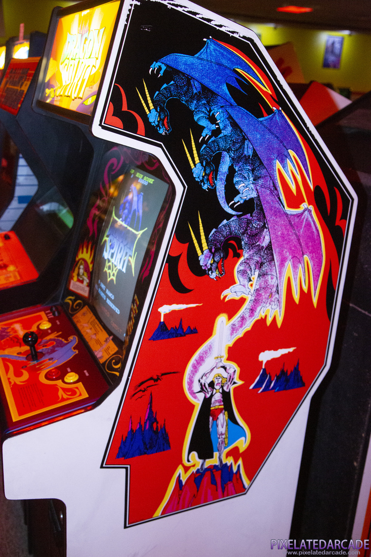 Dragon Spirit Photo: Dragon Spirit arcade cabinet - Side