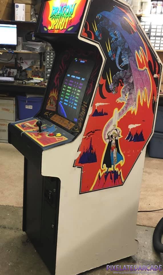 Dragon Spirit Photo: Dragon Spirit arcade cabinet