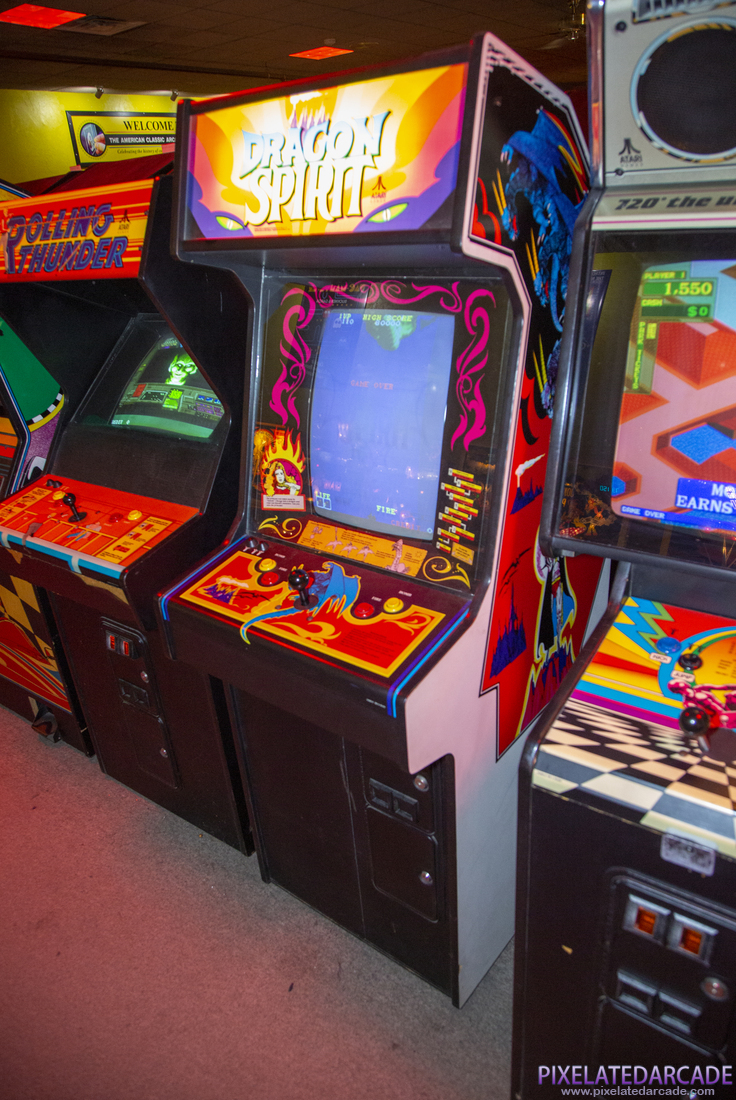 Dragon Spirit Photo: Dragon Spirit arcade cabinet