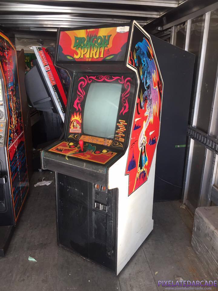 Dragon Spirit Photo: Dragon Spirit arcade cabinet