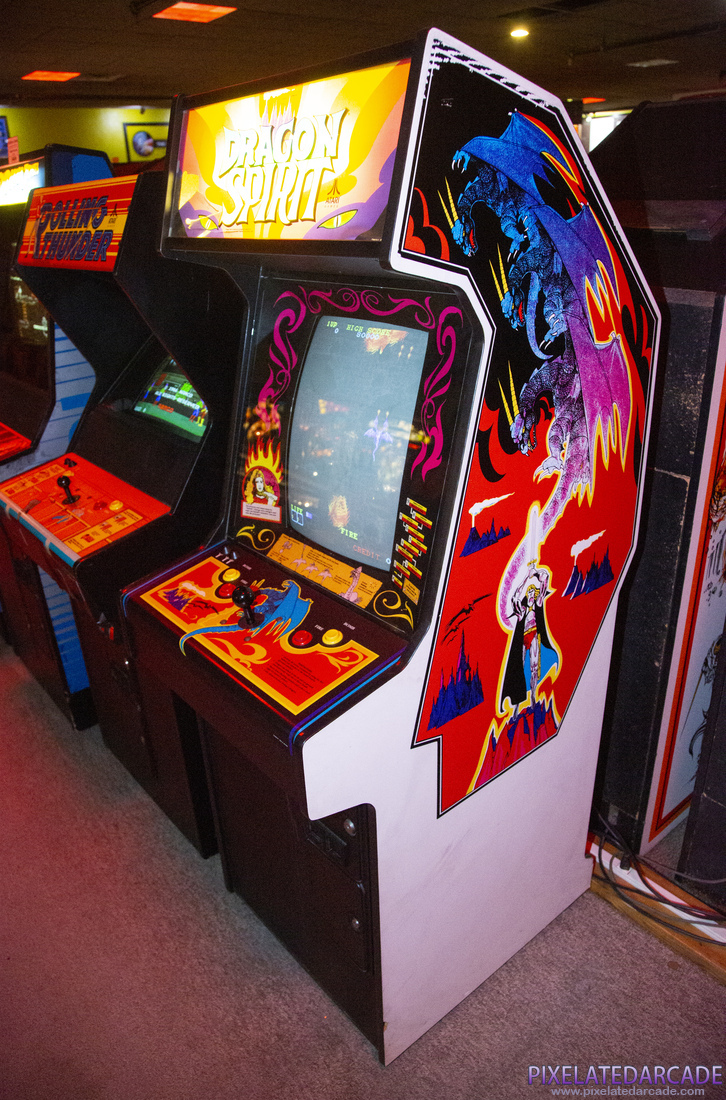 Dragon Spirit Photo: Dragon Spirit arcade cabinet