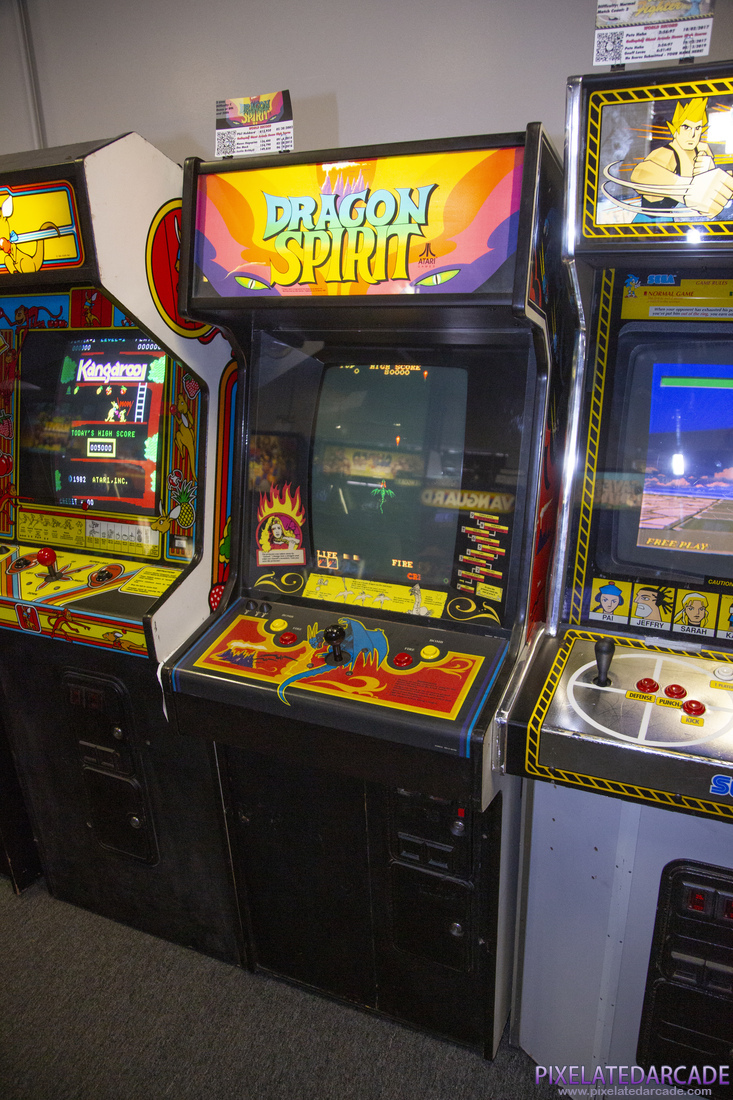 Dragon Spirit Photo: Dragon Spirit arcade cabinet