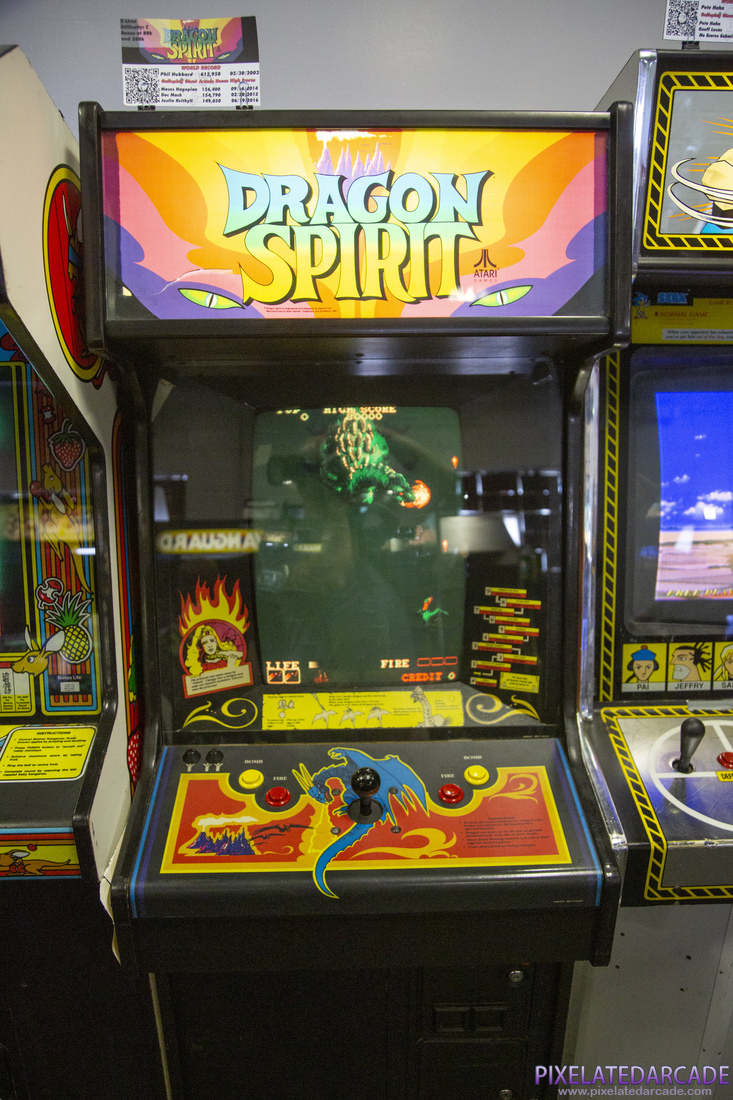 Dragon Spirit Photo: Dragon Spirit arcade cabinet