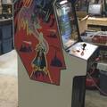 Dragon Spirit arcade cabinet - Side