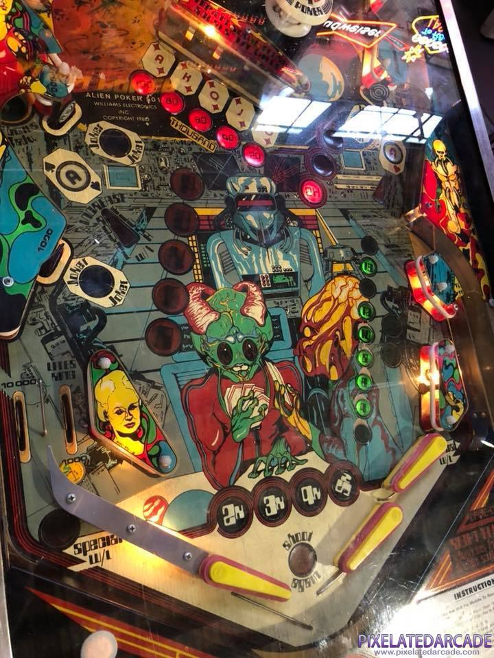 Alien Poker Photo: Lower playfield