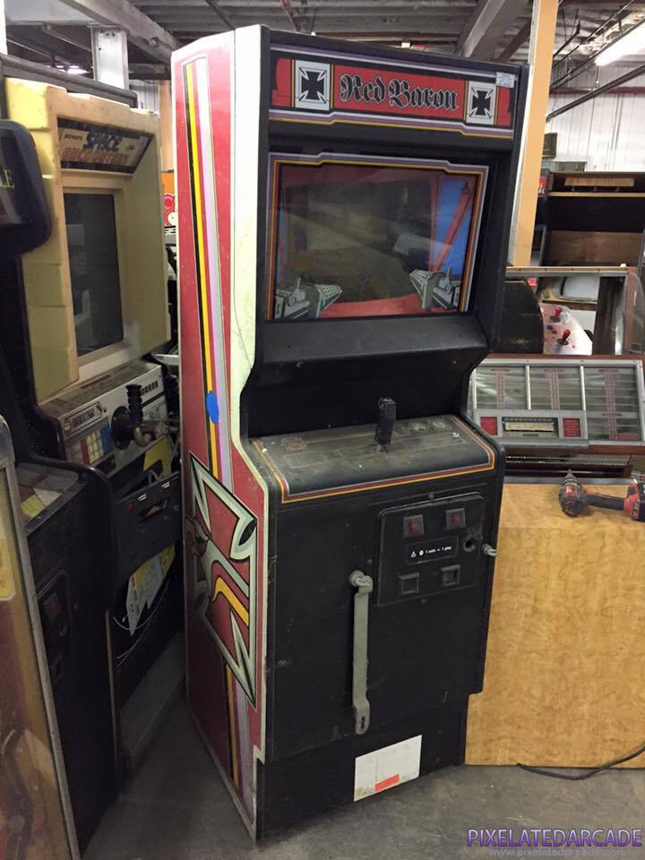 Red Baron Photo: Red Baron arcade cabinet