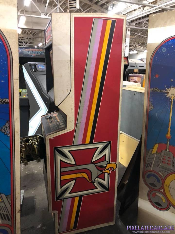 Red Baron Photo: Red Baron arcade cabinet - Right side