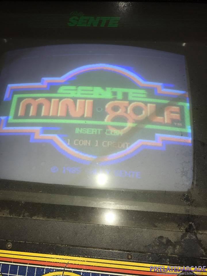 Mini Golf Photo: Mini Golf in Midway cabinet - Monitor