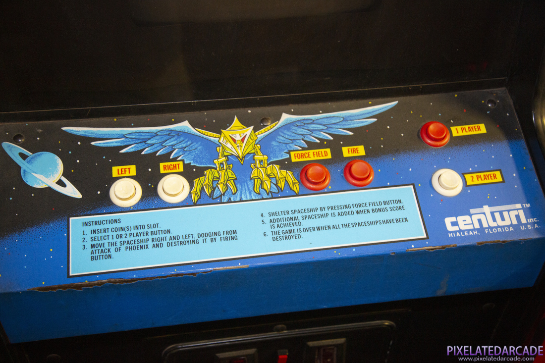 Phoenix Photo: Phoenix arcade cabinet - Controls