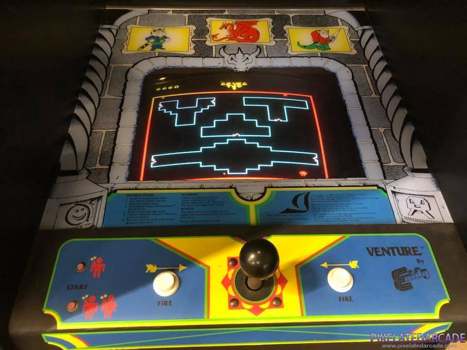Venture Photo: Venture arcade cabinet - Controls and monitor