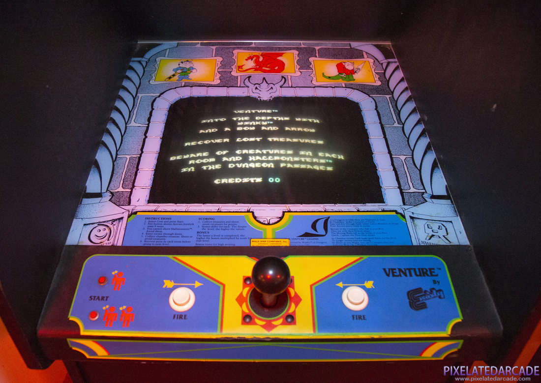 Venture Photo: Venture arcade cabinet - Controls and monitor