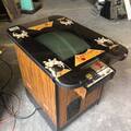 Capcom Bowling in Midway cocktail table cabinet