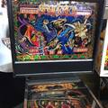 Sorcerer pinball cabinet - Backglass