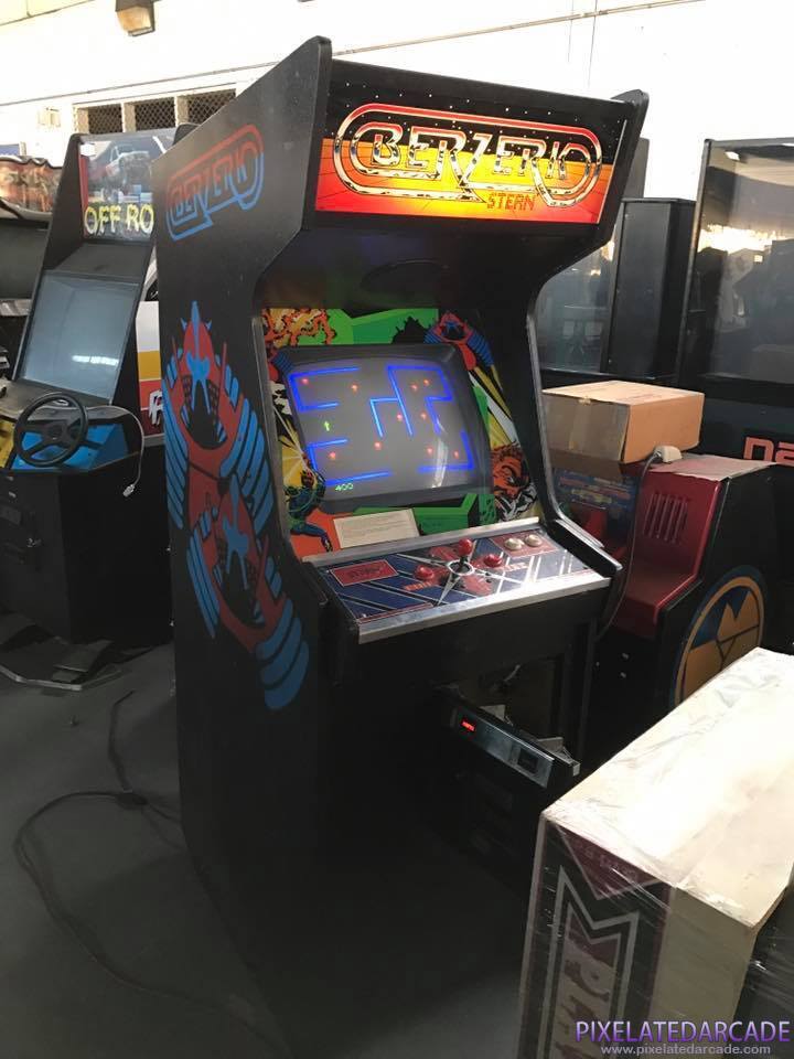 Berzerk Photo: Berzerk arcade cabinet