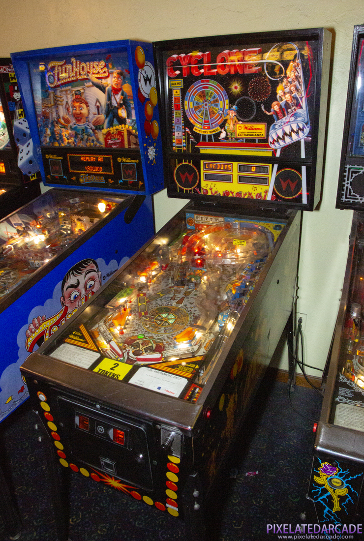 Cyclone Photo: Cyclone pinball cabinet