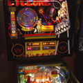 Cyclone - Backbox and upper playfield