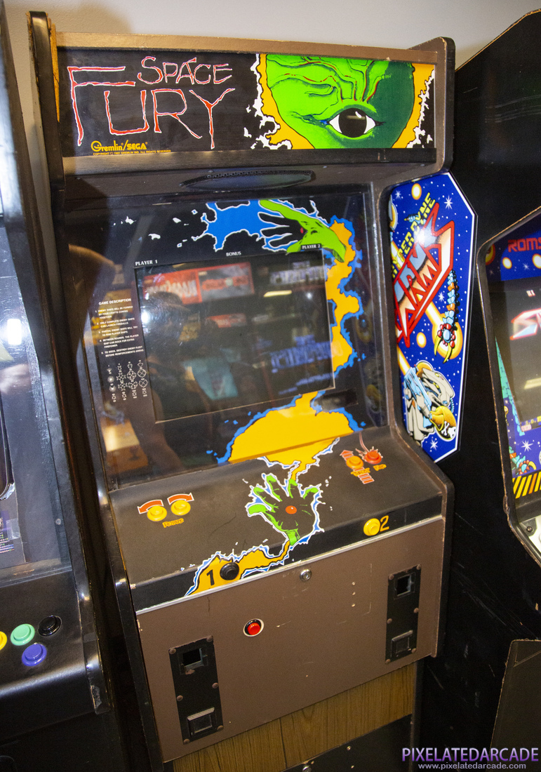Space Fury Photo: Space Fury arcade cabinet