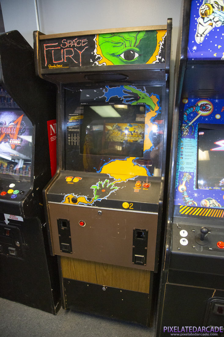 Space Fury Photo: Space Fury arcade cabinet