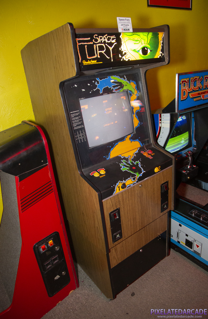 Space Fury Photo: Space Fury arcade cabinet