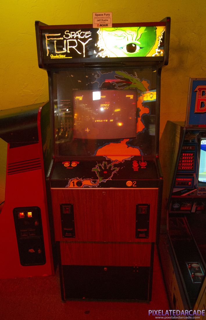 Space Fury Photo: Space Fury arcade cabinet