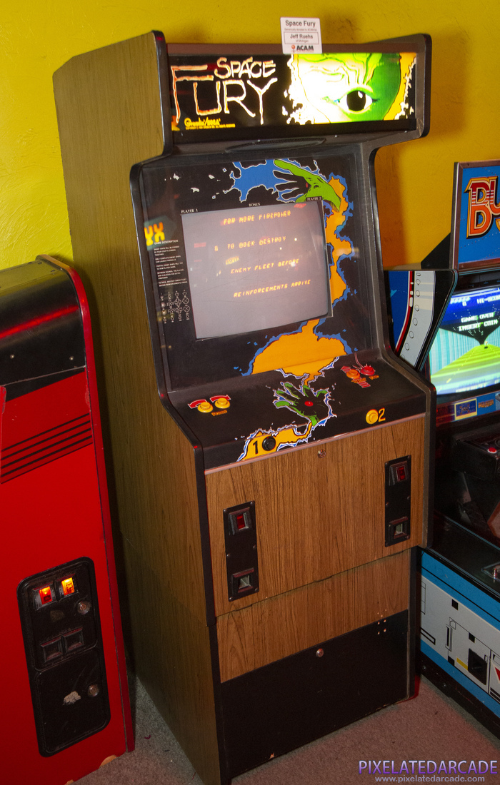 Space Fury Photo: Space Fury arcade cabinet