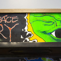 Space Fury arcade cabinet - Marquee