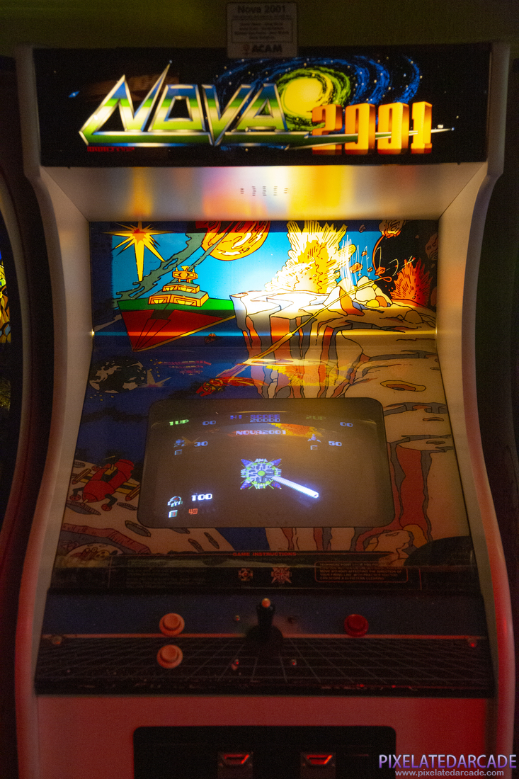 Nova 2001 Photo: Nova 2001 arcade cabinet - Front