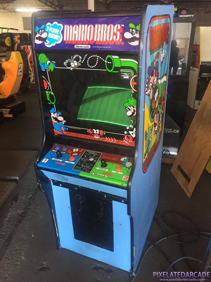 Mario Bros. Photo: Mario Bros. arcade cabinet