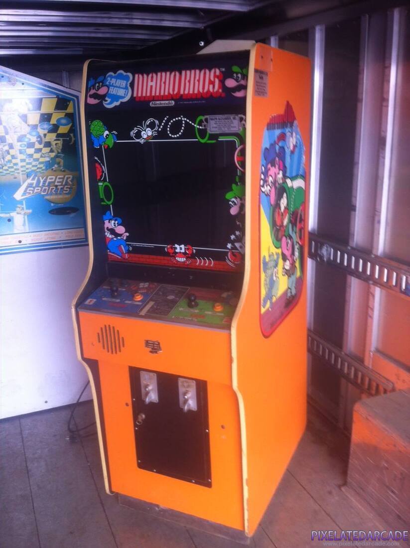 Mario Bros. Photo: Mario Bros. arcade cabinet (narrow version)