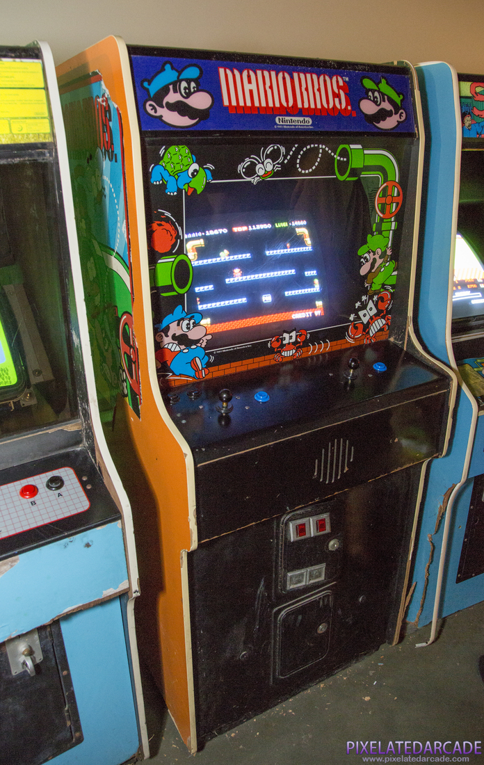 Mario Bros. Photo: Mario Bros. arcade cabinet (wide cabinet version)