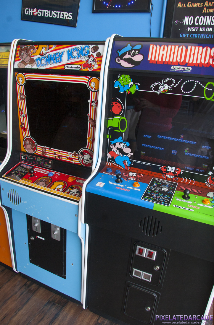 Mario Bros. Photo: Mario Bros. arcade cabinet