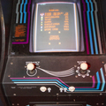Space Dungeon arcade cabinet - Controls and monitor