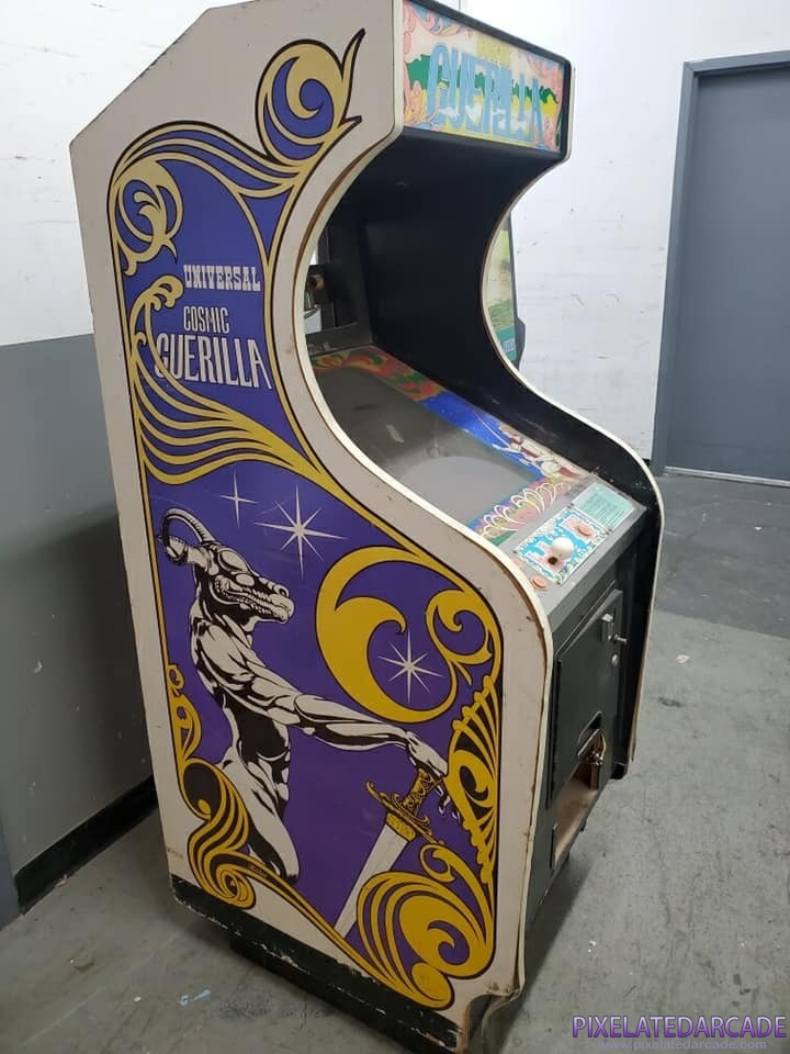 Cosmic Guerilla Photo: Cosmic Guerilla arcade cabinet