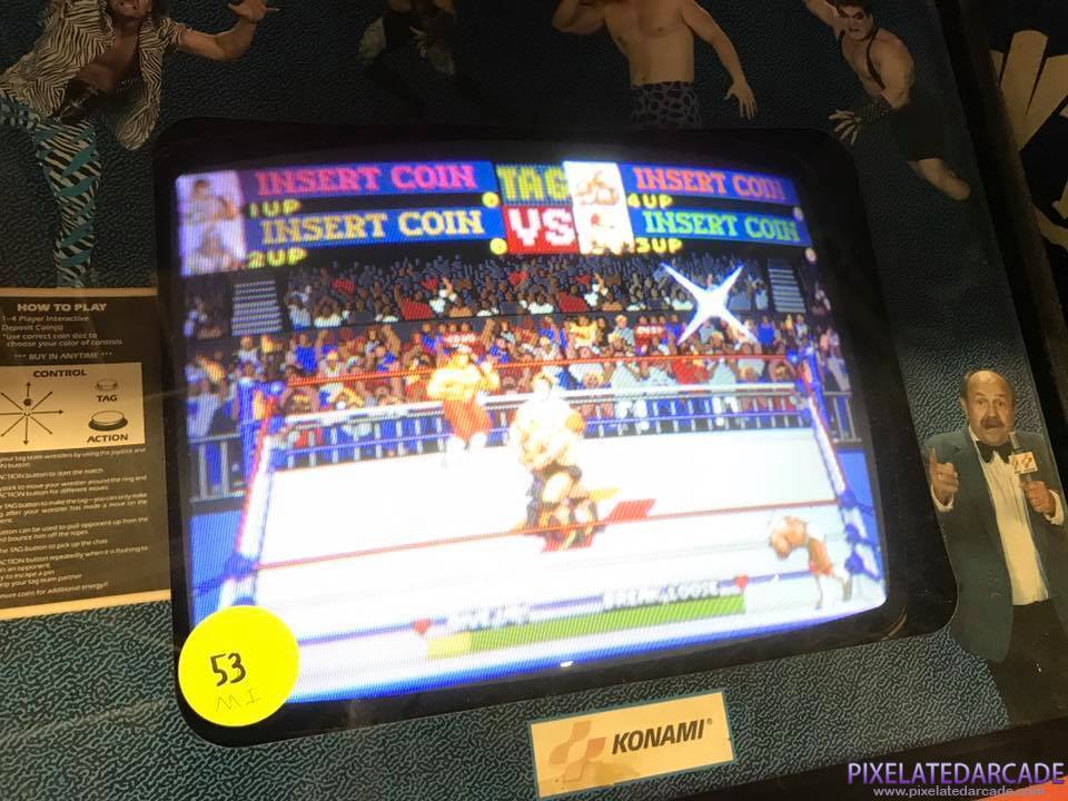 Main Event, The Photo: The Main Event arcade cabinet - Monitor