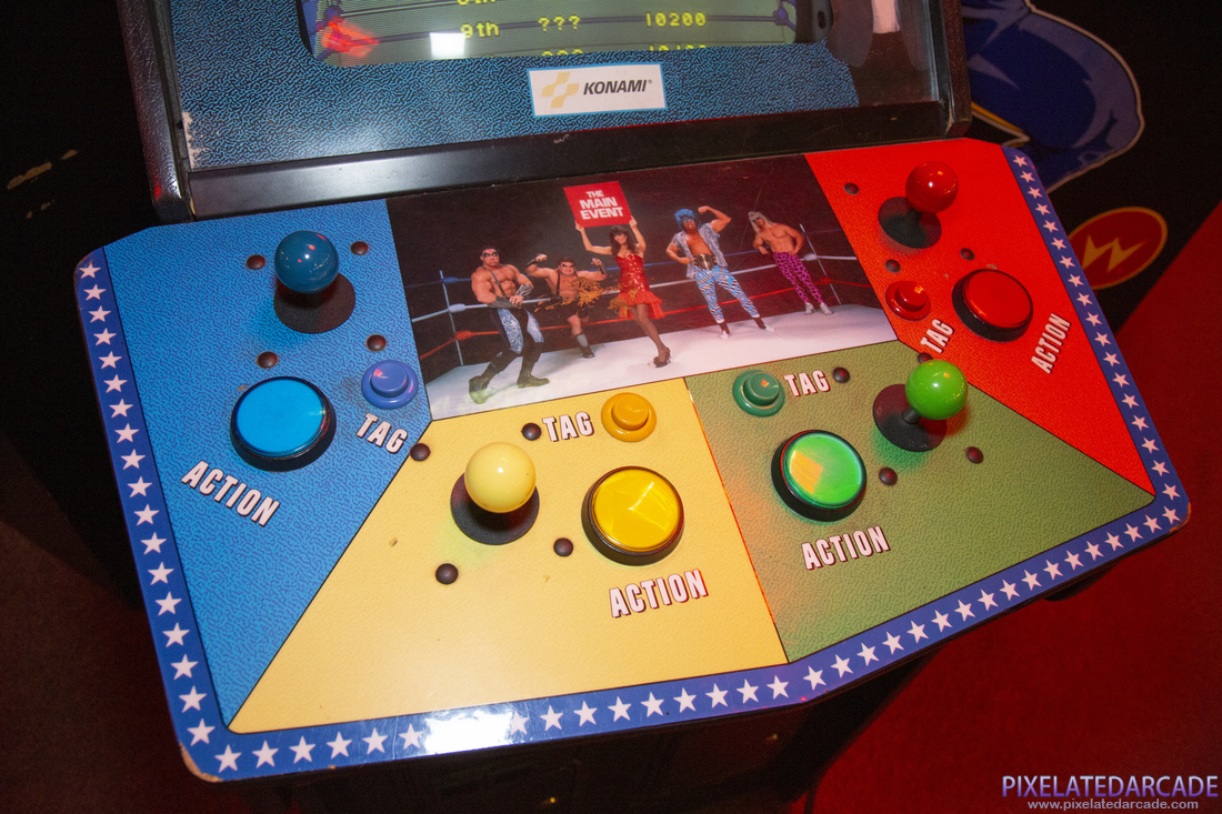 Main Event, The Photo: The Main Event arcade cabinet - Controls