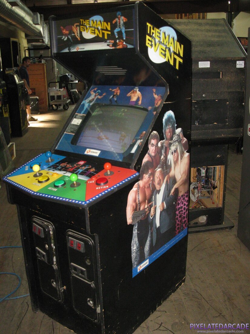 Main Event, The Photo: The Main Event arcade cabinet