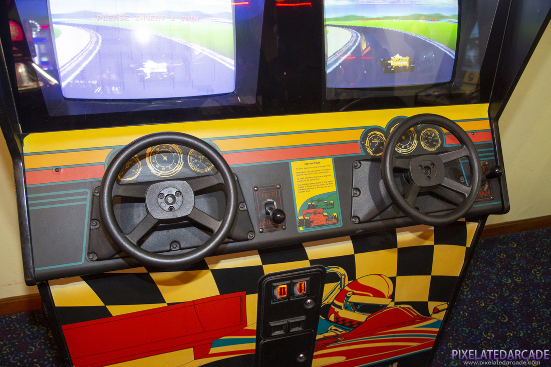 Final Lap Photo: Final Lap arcade cabinet - Controls